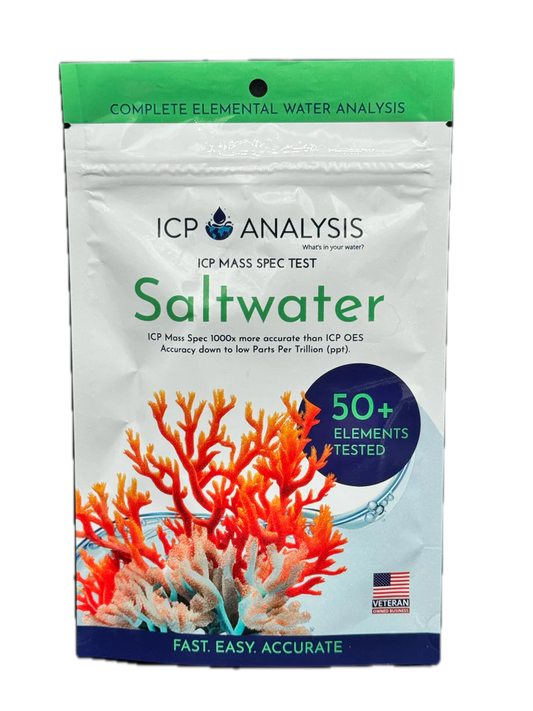 ICP Mass Spec Test (Saltwater) with USPS Return Shipping